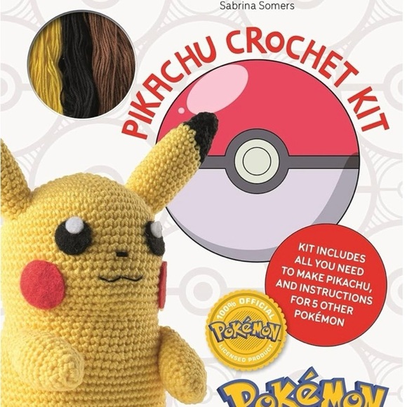 Poke’mon Crochet Kit for any & everyone. Kids and adults can enjoy crocheting - Picture 1 of 7